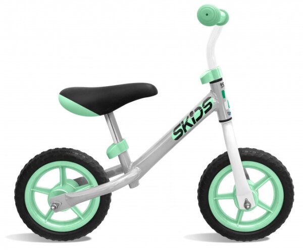 Skids Control Loopfiets met 2 wielen 10 Zoll Junior Grau/T&uuml;rkis