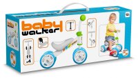 Skids Control Loopfiets met 4 wielen Junior Blau/Weiß