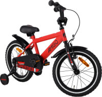 AMIGO Speeder 16 Zoll 27 cm Jungen R&uuml;cktrittbremse Rot/Schwarz