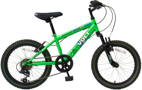 Elite Volt 18 Zoll 26 cm Jungen 6G Felgenbremse Gr&uuml;n