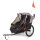 Bobike 2-1 fietskar 20 Zoll Unisex Schwarz/Grau