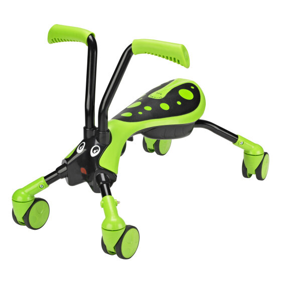 The Bugs ScrambleBug Hornet Loopfiets met 4 Wielen Junior Gr&uuml;n/Schwarz