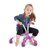 The Bugs ScrambleBug Bubblegum Loopfiets met 4 Wielen Junior Rosa/Wei&szlig;