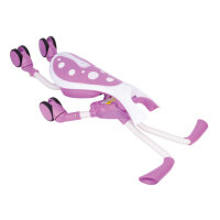 The Bugs ScrambleBug Bubblegum Loopfiets met 4 Wielen Junior Rosa/Wei&szlig;