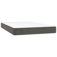 vidaXL Taschenfederkernmatratze Dunkelgrau 120x220x20 cm...