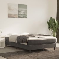 vidaXL Taschenfederkernmatratze Dunkelgrau 120x220x20 cm...