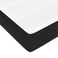 vidaXL Taschenfederkernmatratze Schwarz 160x220x20 cm Samt