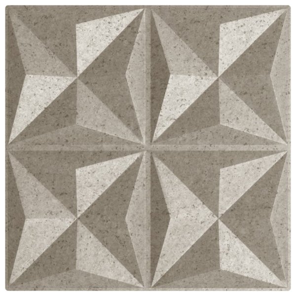 vidaXL Wandpaneele 24 Stk. Beton 50x50 cm XPS 6 m² Origami