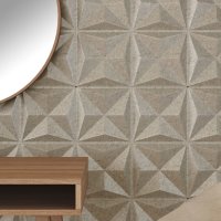 vidaXL Wandpaneele 24 Stk. Beton 50x50 cm XPS 6 m² Origami