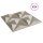 vidaXL Wandpaneele 24 Stk. Beton 50x50 cm XPS 6 m² Origami