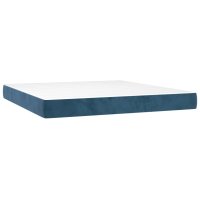 vidaXL Taschenfederkernmatratze Dunkelblau 160x210x20 cm...