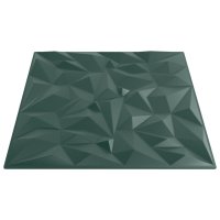 vidaXL Wandpaneele 24 Stk. Grün 50x50 cm XPS 6 m² Amethyst