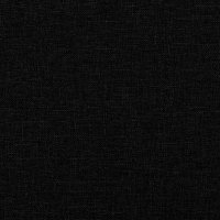 vidaXL 3-tlg. Sofagarnitur Schwarz Stoff