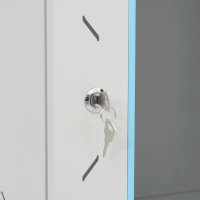vidaXL 6U Wand-Netzwerkschrank 19" IP20 53x40x30 cm