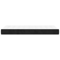 vidaXL Taschenfederkernmatratze Schwarz 90x210x20 cm Samt
