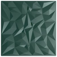 vidaXL Wandpaneele 48 Stk. Grün 50x50 cm XPS 12...