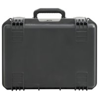 vidaXL Koffer für Flugreise Tragbar Schwarz 49x38x23...