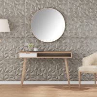 vidaXL Wandpaneele 12 Stk. Beton 50x50 cm XPS 6 m²...