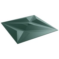vidaXL Wandpaneele 48 Stk. Grün 50x50 cm XPS 12 m² Stern