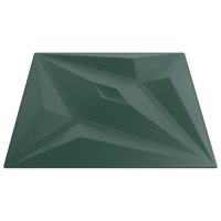 vidaXL Wandpaneele 48 Stk. Grün 50x50 cm XPS 12 m² Stern