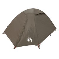 vidaXL Kuppel-Campingzelt 2 Personen Braun Wasserdicht