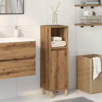 vidaXL Badschrank Artisan-Eiche 30x30x100 cm Holzwerkstoff