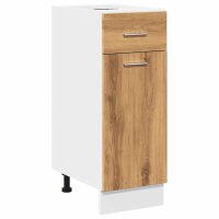 vidaXL Schubunterschrank Artisan-Eiche 30x46x81,5 cm...