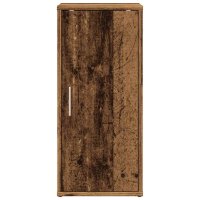 vidaXL Schuhschränke 2 Stk. Altholz-Optik 32x35x70 cm Holzwerkstoff