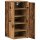 vidaXL Schuhschränke 2 Stk. Altholz-Optik 32x35x70 cm Holzwerkstoff