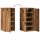 vidaXL Schuhschränke 2 Stk. Altholz-Optik 32x35x70 cm Holzwerkstoff