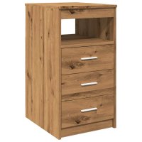 vidaXL Schubladenschrank Artisan-Eiche 40x50x76 cm...