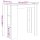 vidaXL Bartisch mit Regal Altholz-Optik 102x50x103,5 cm Holzwerkstoff