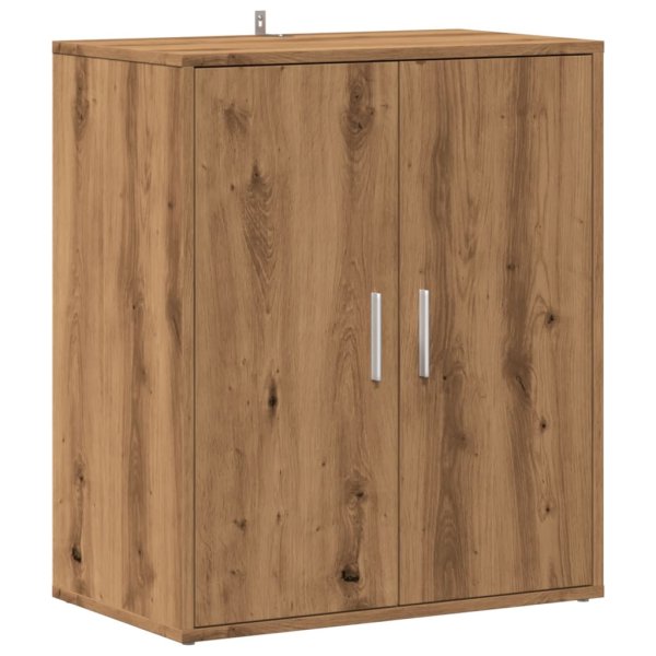 vidaXL Schuhregal Artisan-Eiche 60x35x70 cm Holzwerkstoff