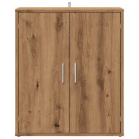 vidaXL Schuhregal Artisan-Eiche 60x35x70 cm Holzwerkstoff