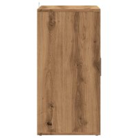 vidaXL Schuhregal Artisan-Eiche 60x35x70 cm Holzwerkstoff