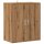 vidaXL Schuhregal Artisan-Eiche 60x35x70 cm Holzwerkstoff