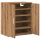 vidaXL Schuhregal Artisan-Eiche 60x35x70 cm Holzwerkstoff