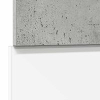 vidaXL Geschirrspülerblende Betongrau 45x3x67 cm