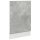 vidaXL Geschirrspülerblende Betongrau 45x3x67 cm