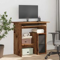 vidaXL Schreibtisch Altholz-Optik 80x45x74 cm Holzwerkstoff