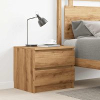 vidaXL Nachttisch Artisan-Eiche 50x40x43,5 cm Holzwerkstoff