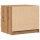 vidaXL Nachttisch Artisan-Eiche 50x40x43,5 cm Holzwerkstoff