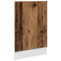 vidaXL Geschirrspülerblende Altholz-Optik 45x3x67 cm...