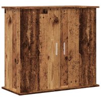 vidaXL Aquariumständer Altholz-Optik 81x36x73 cm...