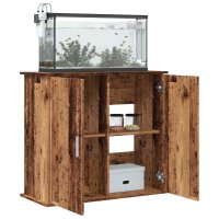 vidaXL Aquariumständer Altholz-Optik 81x36x73 cm...