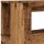 vidaXL LED-Kopfteil Altholz-Optik 160x18,5x103,5 cm Holzwerkstoff