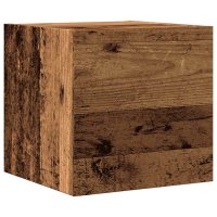 vidaXL TV-Wandschrank Altholz-Optik 30,5x30x30 cm