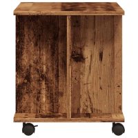 vidaXL TV-Regal mit Rollen Altholz-Optik 80x40x45 cm Holzwerkstoff