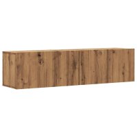 vidaXL TV-Wandschrank Artisan-Eiche 120x30x30 cm...