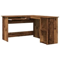 vidaXL Eckschreibtisch Altholz-Optik 120x140x75 cm Holzwerkstoff